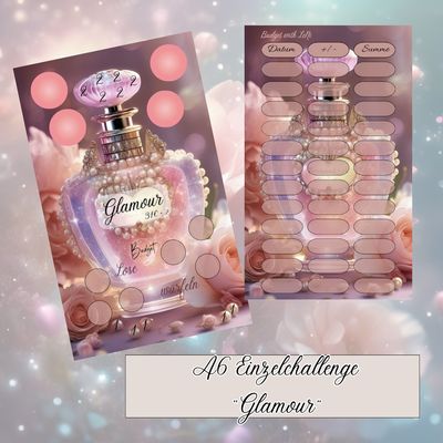 A6 Einheftchallenge "Glamour"