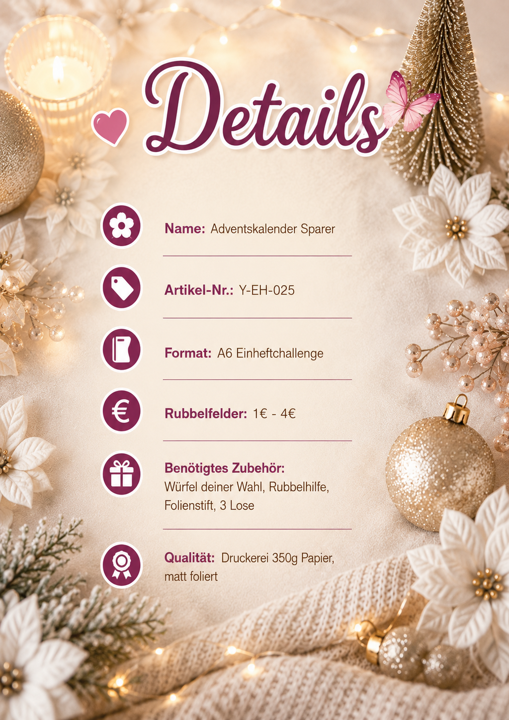 Adventskalender Sparer