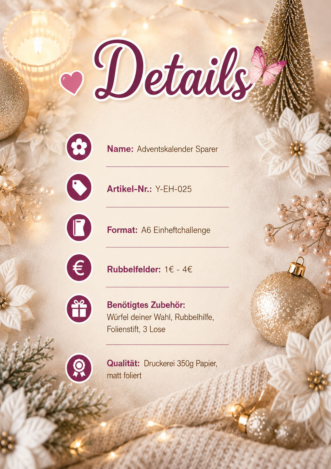 Adventskalender Sparer