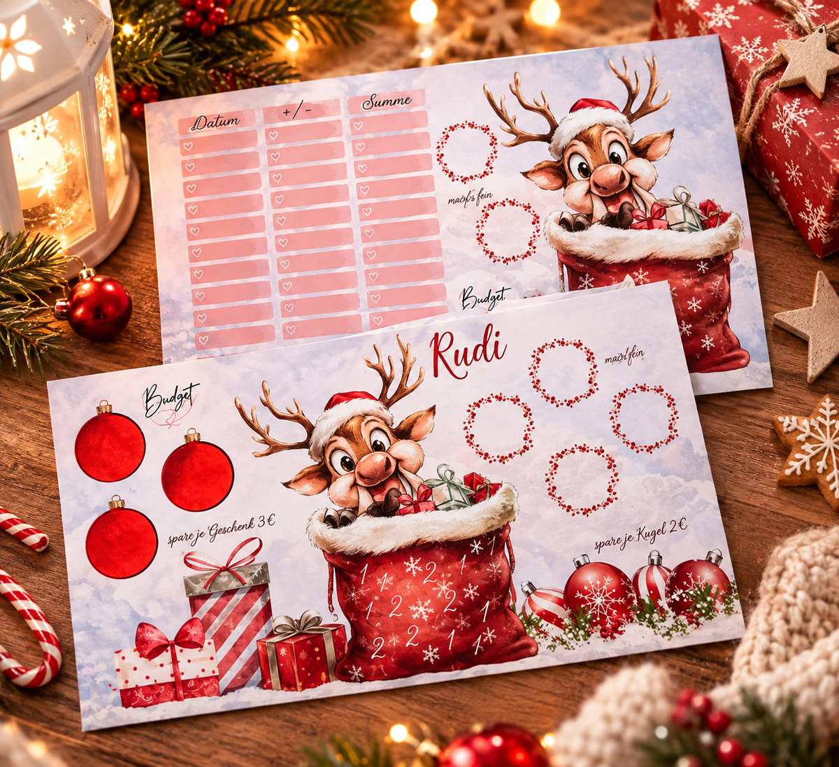 🦌 Rudi – A7 Sparchallenge 🎄❤️