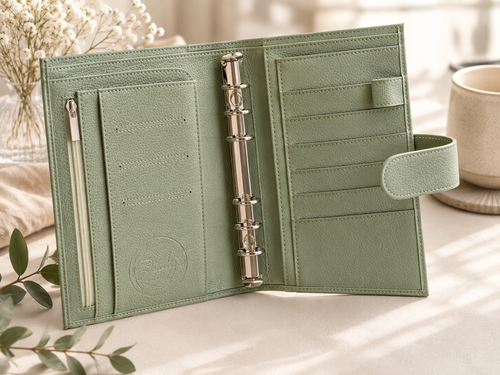 A6 Deluxe Binder Grün