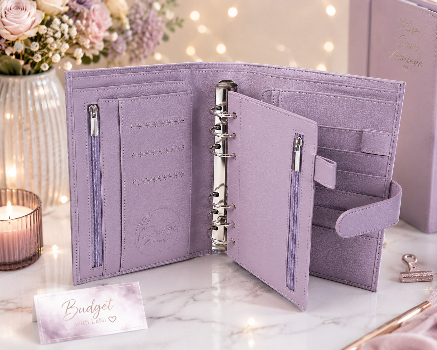A6 Deluxe Binder Lila