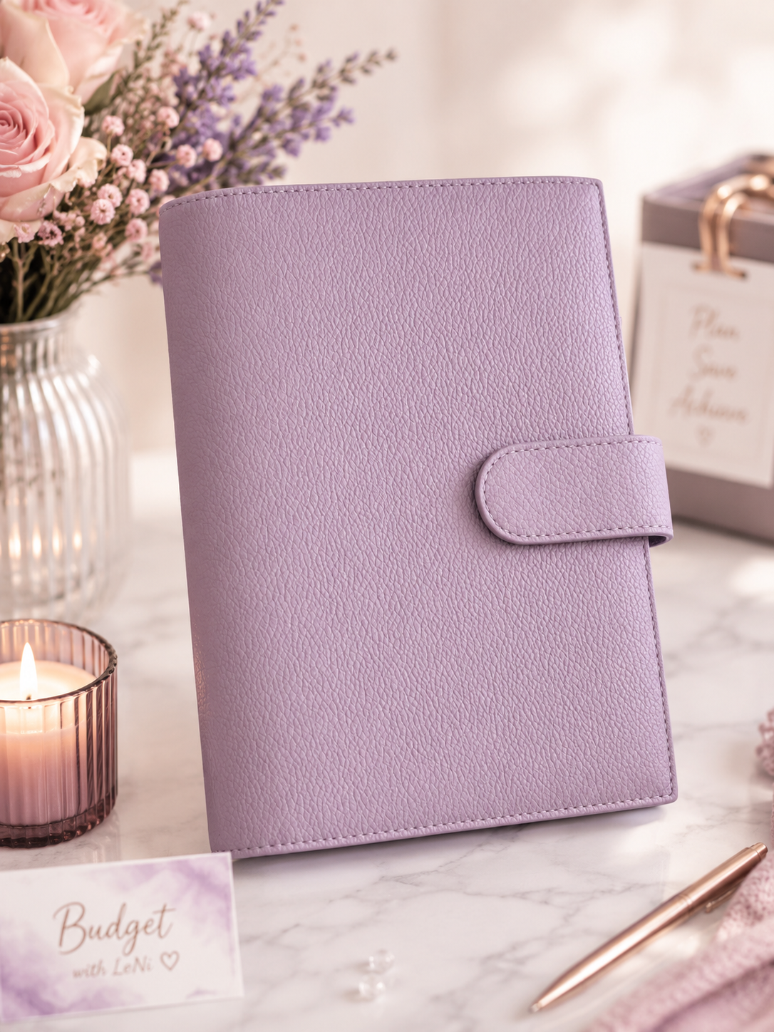 A6 Deluxe Binder Lila
