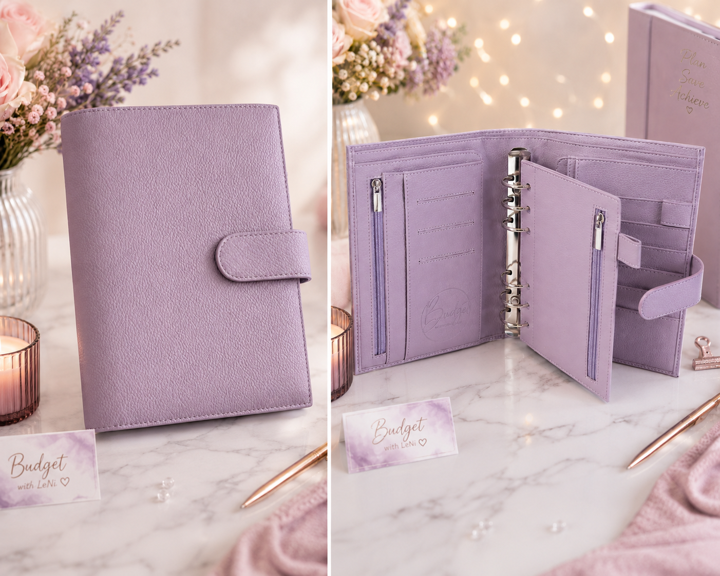 A6 Deluxe Binder Lila