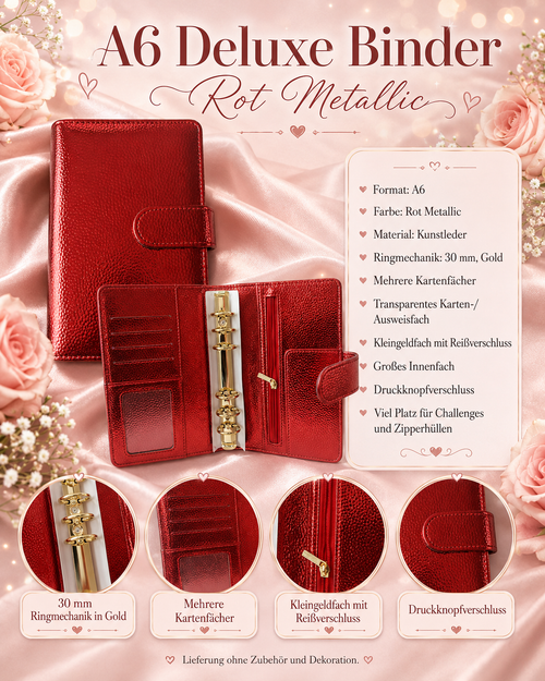 A6 Deluxe Binder Slim Edition (Metallic Rot)