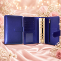 A6 Deluxe Binder Slim Edition (Metallic Blau)