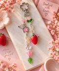 🍓 Strawberry Garden – Binder- & Taschenanhänger