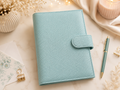 Binder mit Flyleaf in Hellblau