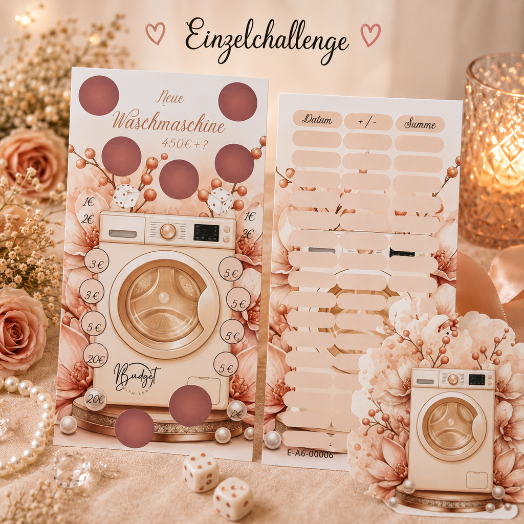 Neue Waschmaschine – A6 Einzelchallenge