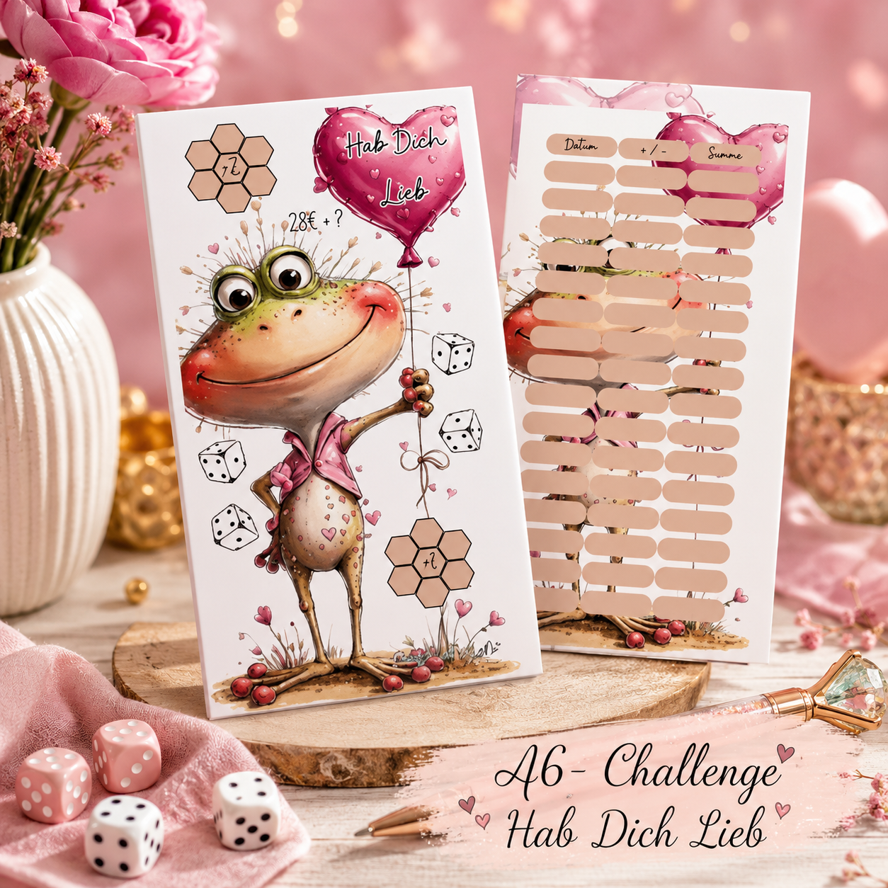 Hab Dich Lieb – Sparchallenge A6