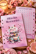 🌸 Glücksmomente – A6 Deckblatt mit 1.000 € Sparplan 🍀💕