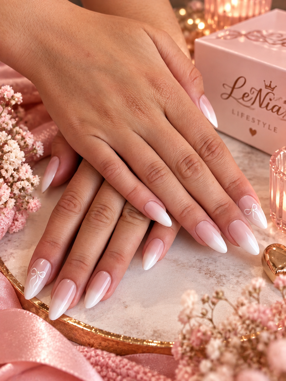 🤍 LeNi Lifestyle – Press-on Nails „Softly Yours“
