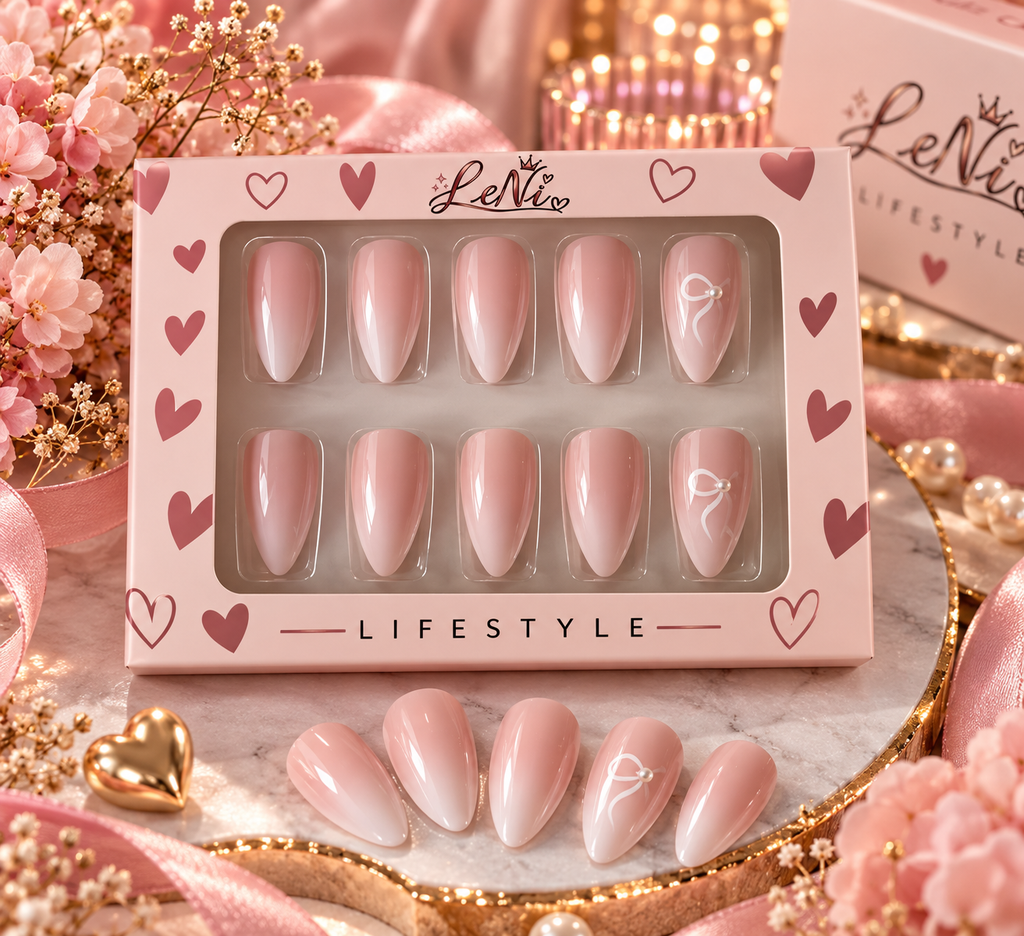 🤍 LeNi Lifestyle – Press-on Nails „Softly Yours“